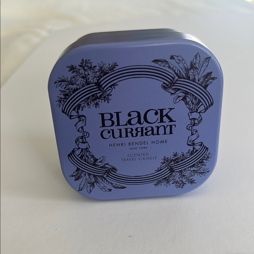 Henri Bendel Black Currant Scented Travel Candle